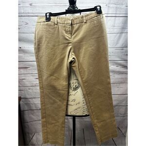 Khaki Straight Leg Career Casual‎ Pants Women's Size